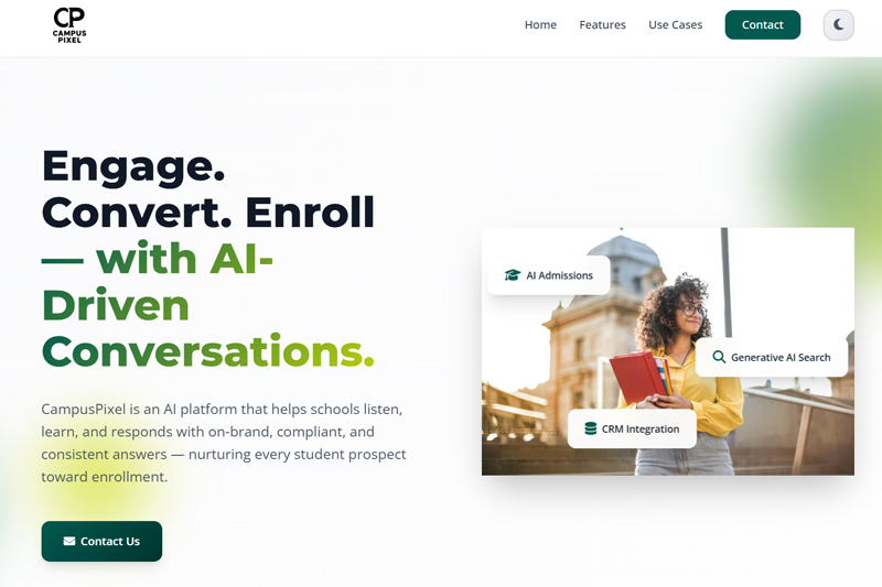 Campus Pixel website screenshot